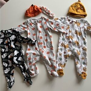 Adorable Halloween-Themed Kids One Pieces Set